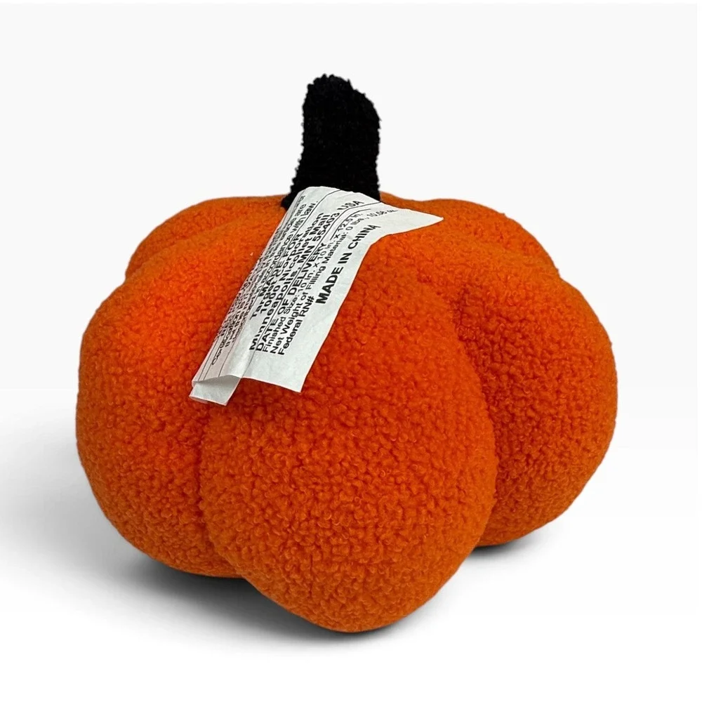 Target Hyde and Eek Toss Pillow 10x12.5 Orange Jack-O-Lantern Sherpa Plush 2025